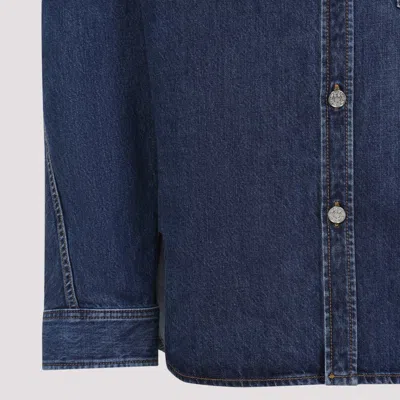 Givenchy Classic Denim Shirt With Button-up Front In Blue