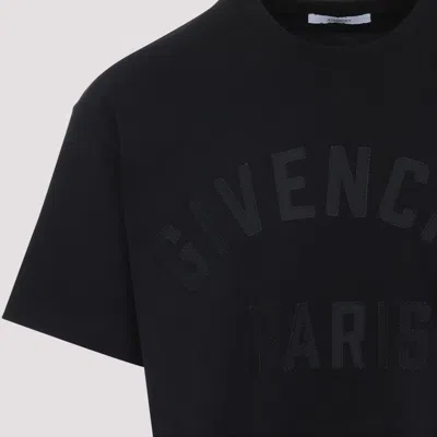 Givenchy Men Cotton T-shirt In Black