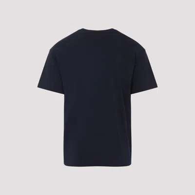 Givenchy Navy Short-sleeved T-shirt With Logo In Blue