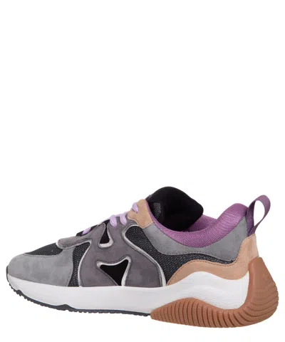 Hogan Panelled Lace-up Sneakers
