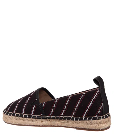 Karl Lagerfeld Kamini Stripe Logo Espadrilles