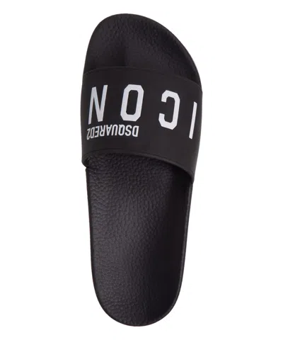 Dsquared2 Icon Slides In Black