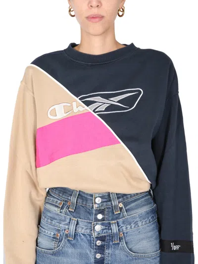 1/off Crew Neck Sweatshirt Unisex