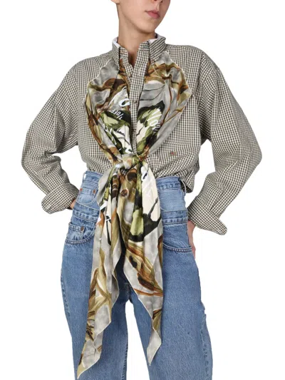1/off Tommy Hilfiger Remade Shirt In Gray