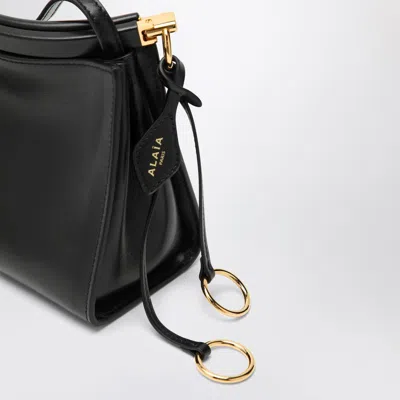 Alaïa Le Click Small Square Shoulder Bag In Glossy Leather