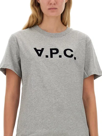 Apc A.p.c. Tshirt In Gray