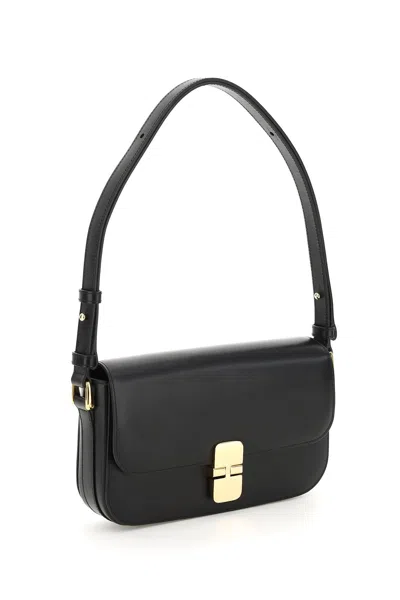 Apc A.p.c. Grace Leather Crossbody Bag