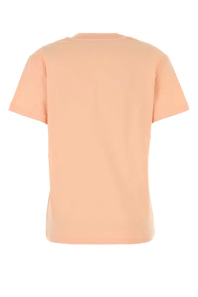 Apc A.p.c. Peach Cotton T-shirt In Orange