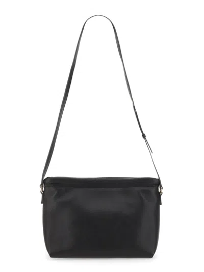 Apc A.p.c. Calfskin Shoulder Bag With Top Handle