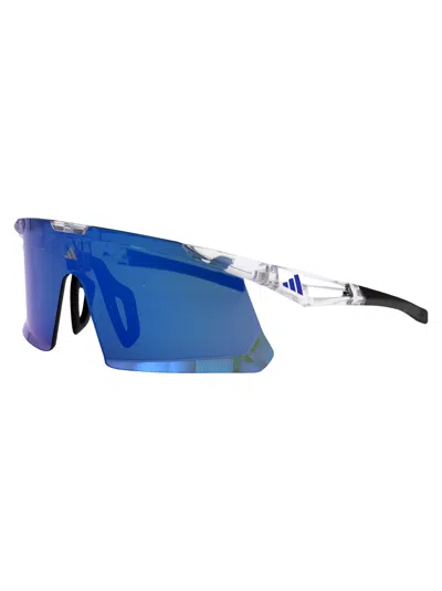 Adidas Originals Cristallo / Blu Specchiato Injectate Sunglasses
