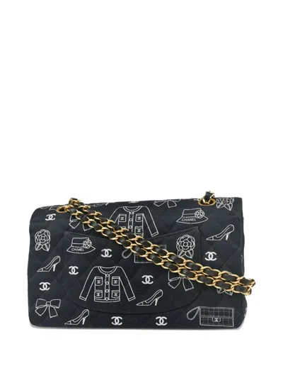 Pre-owned Chanel 2002 Medium Icon Double Flap Shoulder Bag