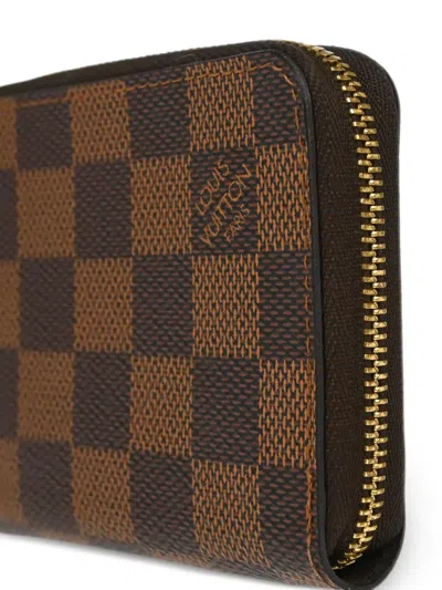 Pre-owned Louis Vuitton 2017 Damier Ebene Zippy Wallet