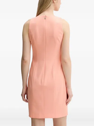 Hugo Boss Sleeveless Pocket-detail Dress In Pink