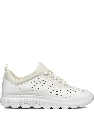 Geox Spherica Perforated Lace-up Sneakers