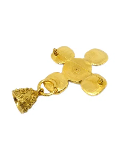 Pre-owned Chanel 1994 Cc Brooch