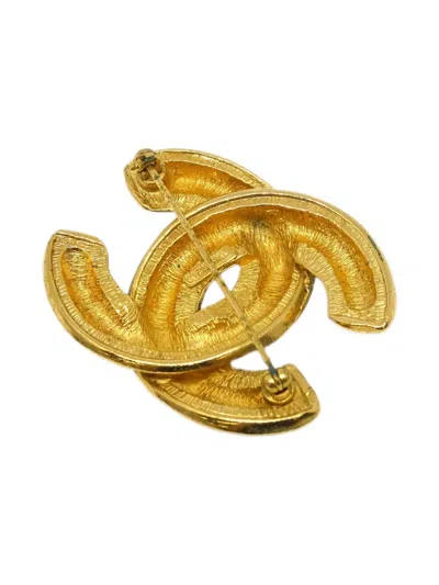 Pre-owned Chanel 1990-2000s Cc Brooch