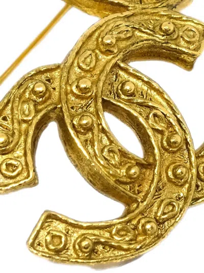 Pre-owned Chanel 1994 Cc Brooch