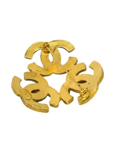 Pre-owned Chanel 1994 Cc Brooch