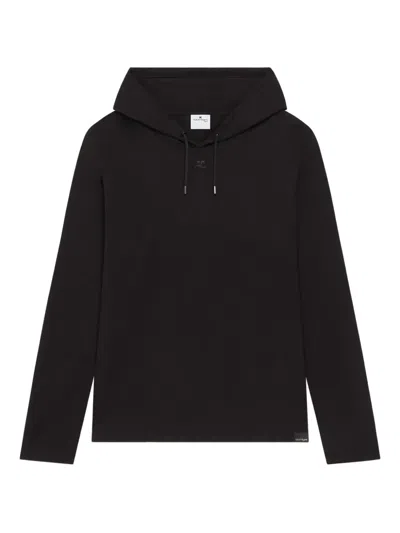 Courrèges Asymmetrical Cropped Hoodie