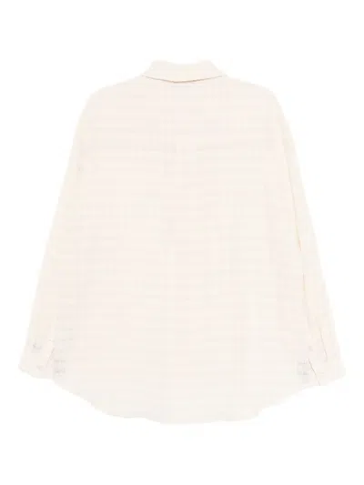 Tout A Coup Checkered Shirt In White