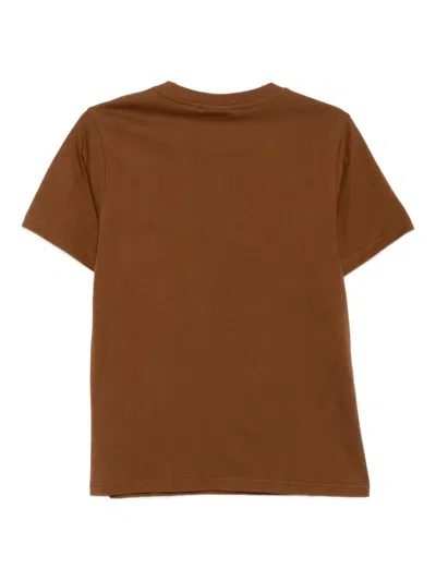 Chocoolate Cotton T-shirt In Brown