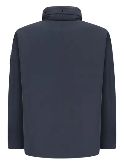 Stone Island Field Jacket In Blue