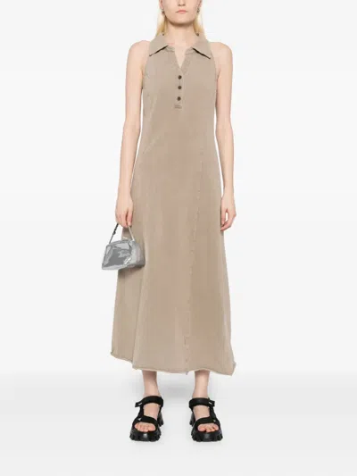 B+ab Sleeveless Midi Dress In Neutral