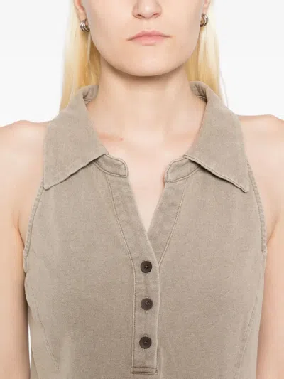 B+ab Sleeveless Midi Dress In Neutral