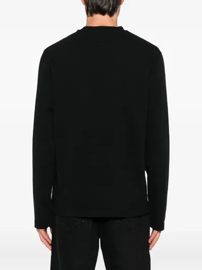 Jacquemus Le Sweatshirt Gros Grain In Black