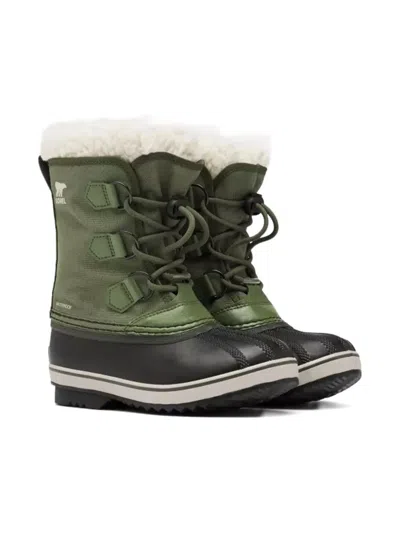 Sorel Yoot Pac Lace-up Boots In Green
