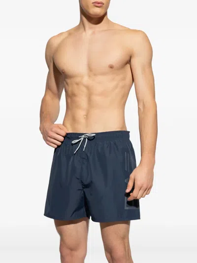 LOGO细节抽绳泳裤