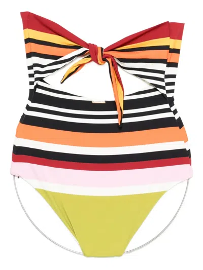 Cala De La Cruz Alison Swimsuit In White