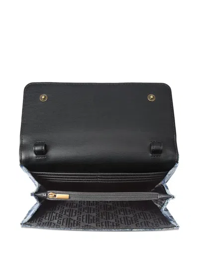 Kg Kurt Geiger Mini Kensington Denim Weave Chain Bag