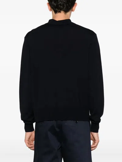 Ami Alexandre Mattiussi Black Ami De Coeur Cardigan In Black