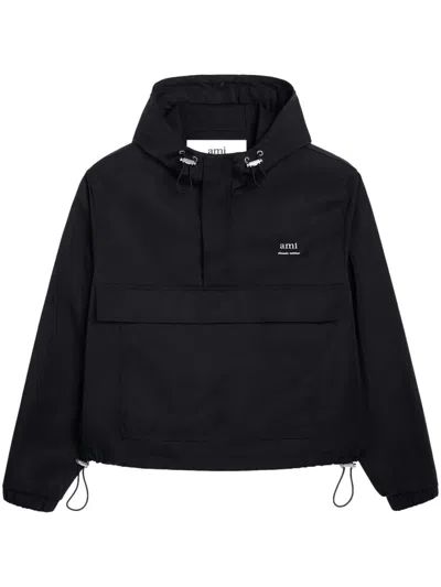 Ami Alexandre Mattiussi Ami Paris Jacket With Logo In Black