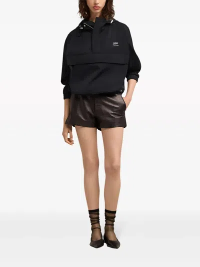 Ami Alexandre Mattiussi Ami Paris Jacket With Logo In Black