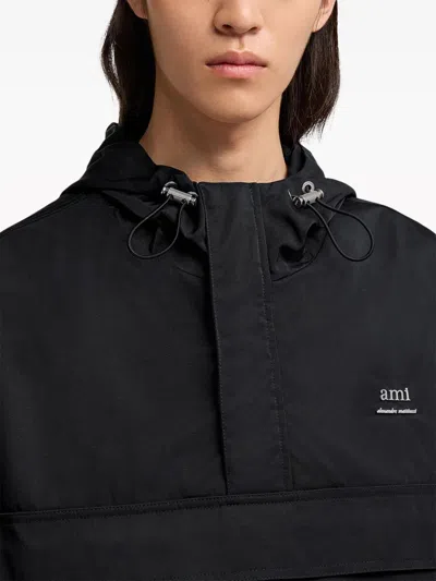 Ami Alexandre Mattiussi Ami Paris Jacket With Logo In Black
