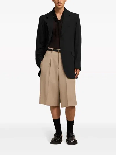 Ami Alexandre Mattiussi Ami Paris Single-breasted Tailored Blazer In Black