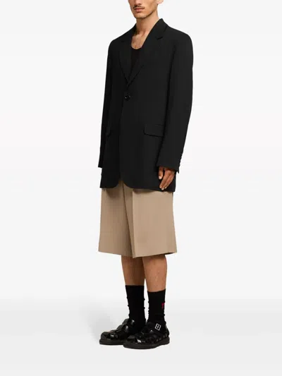 Ami Alexandre Mattiussi Ami Paris Single-breasted Tailored Blazer In Black