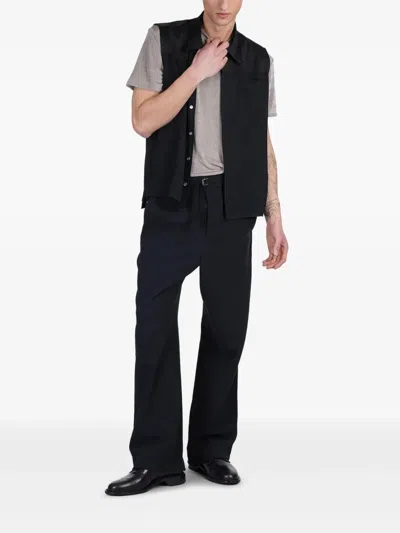 Ami Alexandre Mattiussi Ami Paris Straight Fit Elasticated Trousers