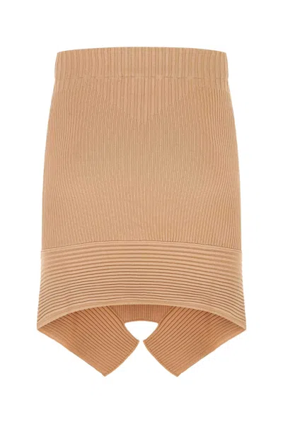 Andreädamo Skin Pink Stretch Viscose Blend Skirt