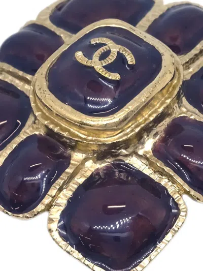 Pre-owned Chanel 2008 Cc Brooch