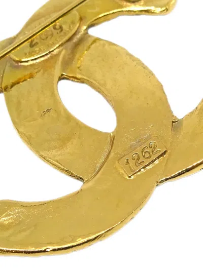 Pre-owned Chanel 1990-2000s Cc Brooch