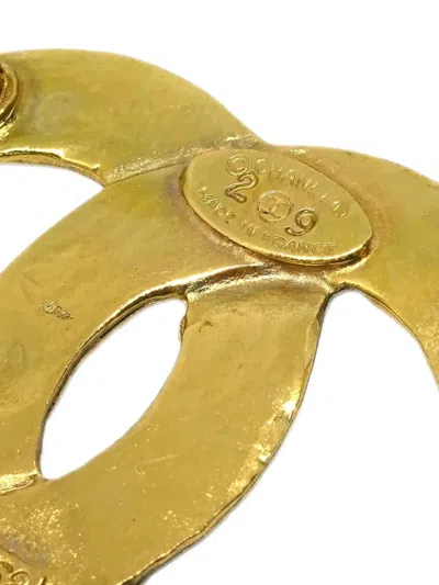 Pre-owned Chanel 1990-2000s Cc Brooch