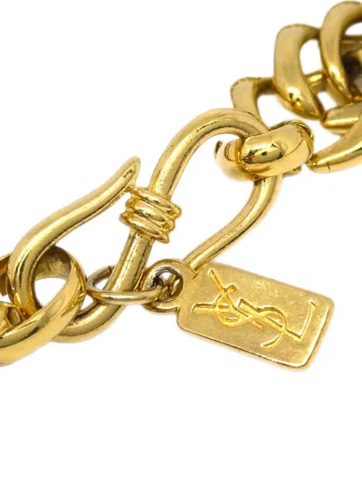 Pre-owned Saint Laurent 1990-2000s Double Chain Necklace