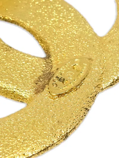 Pre-owned Chanel 1990-2000s Cc Brooch