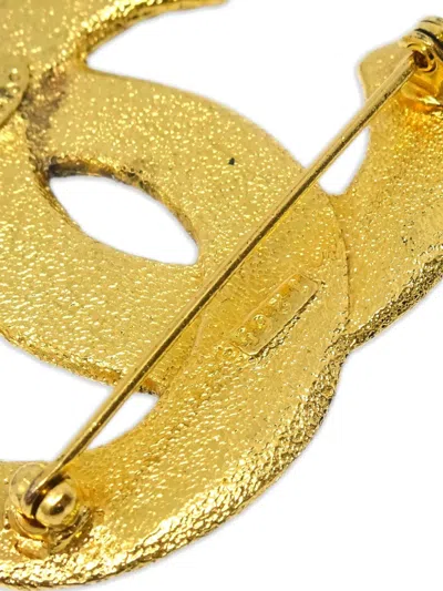 Pre-owned Chanel 1990-2000s Cc Brooch