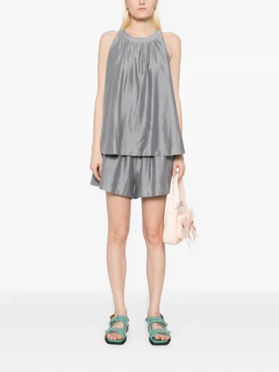 B+ab Shirred-effect Short Set