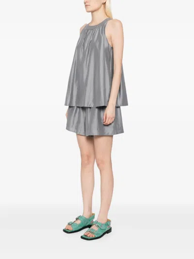 B+ab Shirred-effect Short Set