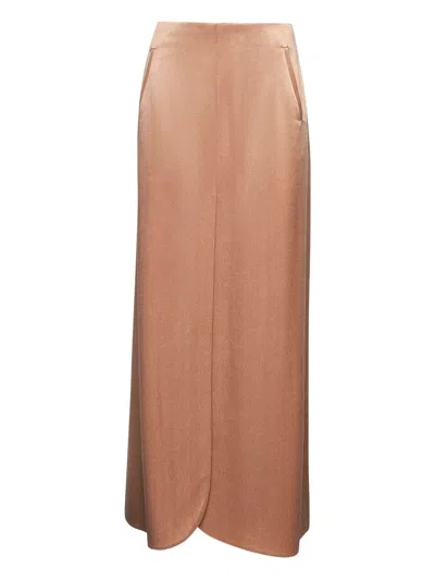 Giorgio Armani Satin Midi Skirt